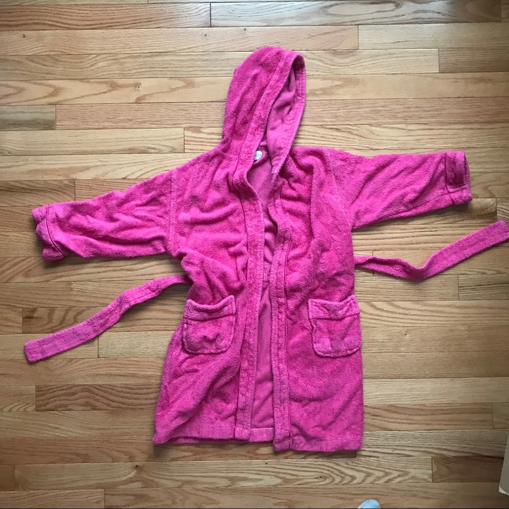 Child terry cloth bathrobe